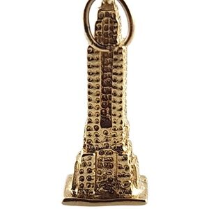 14K Yellow Gold Empire State Building Charm #18775